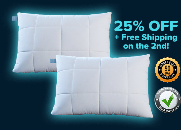 25% OFF ON 2ND PILLOW!